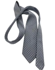 Christian Dior Gray Neck Tie Cravates Strawbridge Clothier Polyester Classic
