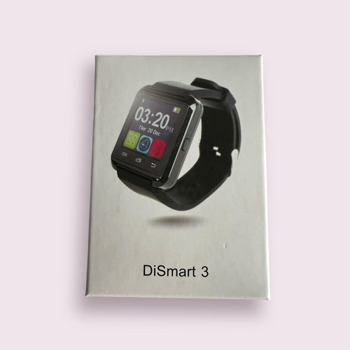 2 Stk. DiSmart 3 Smartwatch Schwarz Neu. Ideal für Kinder Aufladbare Uhr Schwarz - Bild 6 von 7