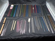 HUGE Lot 97 Knitting Needles Crochet Assorted Sizes Brands Styles