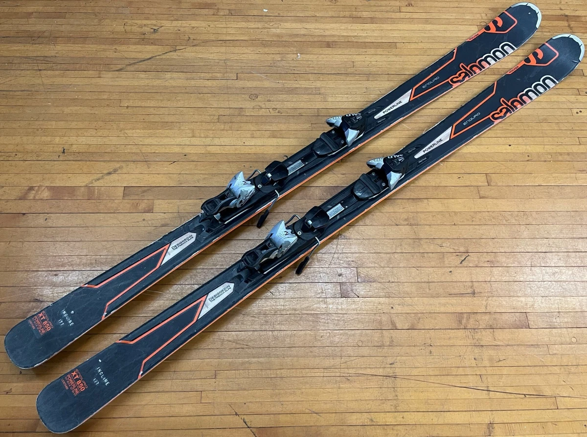 Salomon XT 850 Powerline 177cm Incline Snow Skis w/ Z12 Bindings |