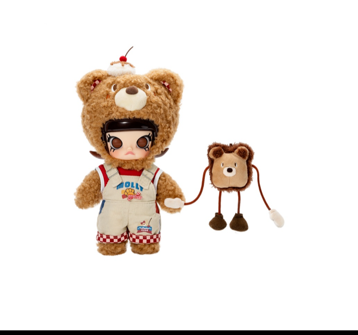 その他 Molly Pretend Bear Bread 1/8 POPMART POP MOLLY Little Bear bread 1/8 Mobile Doll Cute Doll Toy Gift