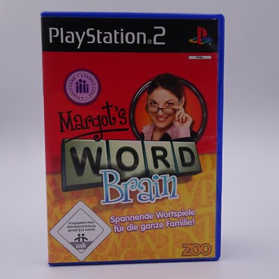 Margots Word Brain Sony Playstation 2 PS2 PAL Spiel Game Spannende Wortspiele