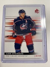 19/20 SP Authentic Limited Red Cam Atkinson Hockey Card #53