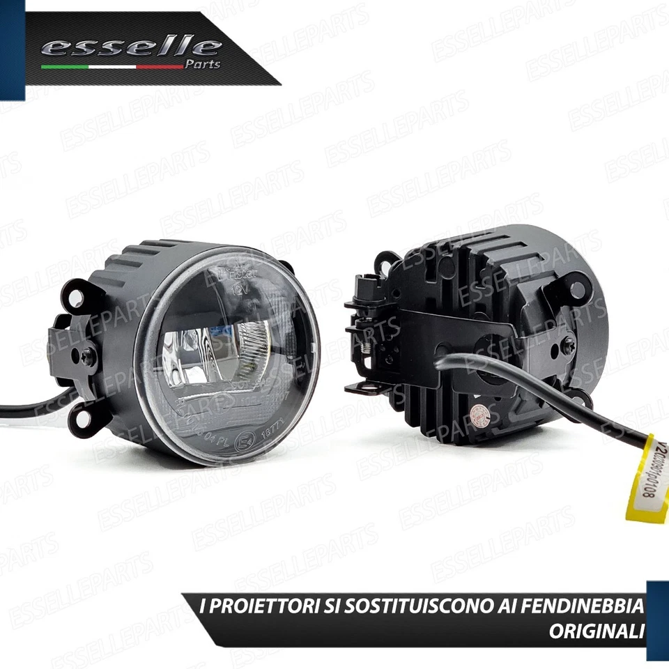 SET PROIETTORI LED FENDINEBBIA + DRL LED MITSUBISHI L200 MK5 NERO 7000 LM - Immagine 4 di 4