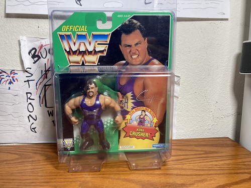 WWF CRUSH MOC HASBRO SERIES 11 EVIL PURPLE WWE WCW...
