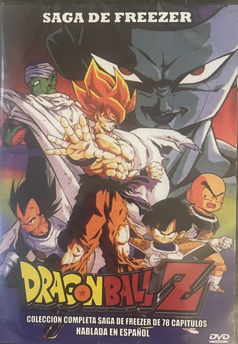 DRAGON BALL DVD La Saga De Freezer Español Latino SPANISH 78 EPISODIOS New