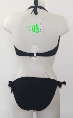 Bikini 2 Pièces Bandeau + Culotte Haute PAIN DE SUCRE - Taille 2 - Noir - Neuf Avec étiquettes