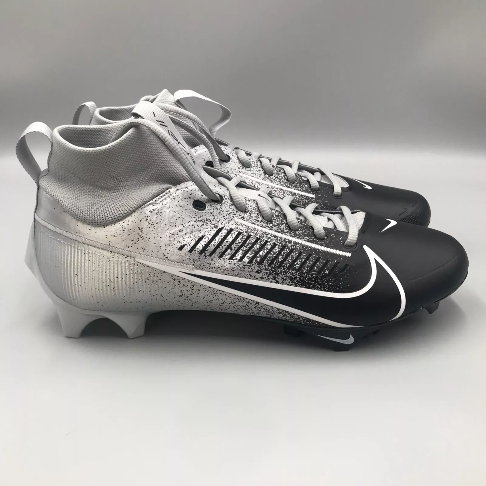 Nike Vapor Edge Pro 360 2 Football Cleat Men's Silver Black