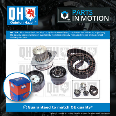 Timing Belt & Water Pump Kit fits CITROEN C-ELYSEE VTi 1.6 2012 on NFP(EC5) Set