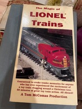 The Magic Of Lionel Trains VHS Video Tape 1993 TM Books Toy