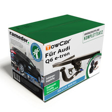 TowCar Anhängerkupplung abnehmbar & 13pol ECS E-Satz für Audi Q6 e-tron 24- AHK