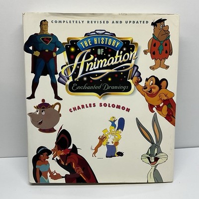 History of Animation : Enchanted Drawings by Charles Solomon (1994, Hardcover)