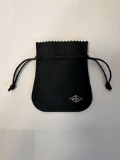 Authentic Van Cleef & Arpels Black Suede Jewe...