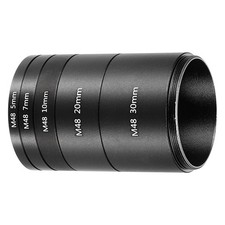 5/7/10/20/30mm M48 Lens Adapter Ring Extension Tube for Camera and Eyepiece