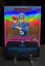 2025 Panini Rookies & Stars Airborne Jaxson Dart Pink Rookie Giants #30 /75