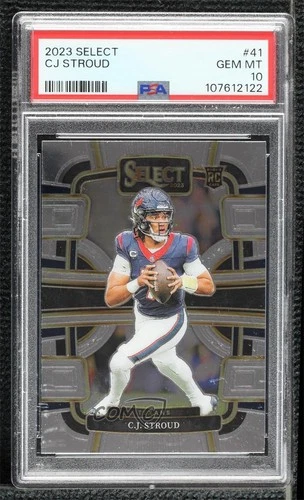 2023 Panini Select Concourse CJ Stroud #41 PSA 10 GEM MT Rookie RC