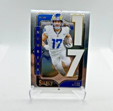 Puka Nacua - 2024 Select Select Numbers Insert #2 - Los Angeles Rams