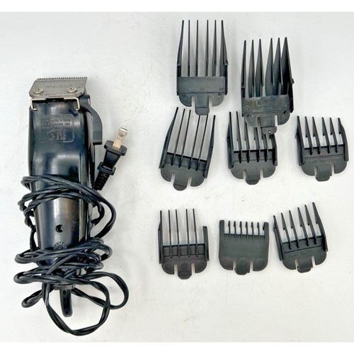 WAHL MENS CORDED HAIR BODY SHAVER KIT MODEL NIA Parts Tested 8 Guards