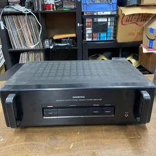 Onkyo M-501 Stereo Power Amplifier 150WPC 8Ohms TESTED WORKS GREAT