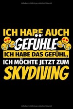 Skydiving Notizbuch liniert - Geschenkidee für Fallschirmspringer