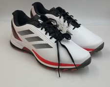 ADIDAS Adizero ZG Spikeless Golf Shoes White Red Black IE3530 Men’s Size 10