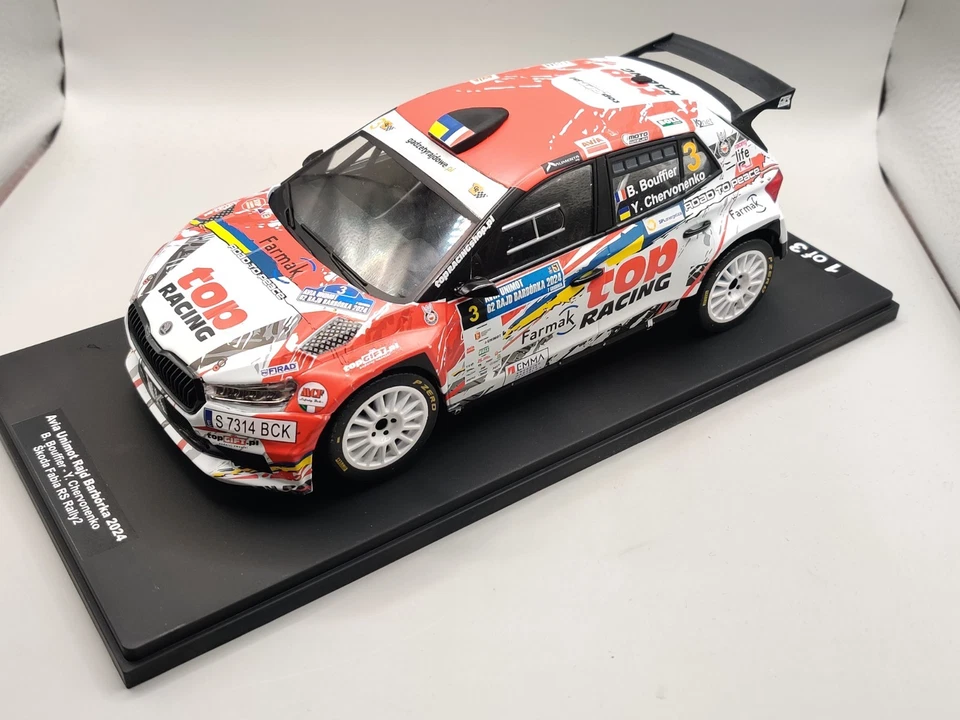 1:18 Skoda Fabia RS Rally2 Bryan Bouffier Rajd Barbórka 2024 Very Rare!! - Bild 2 von 4