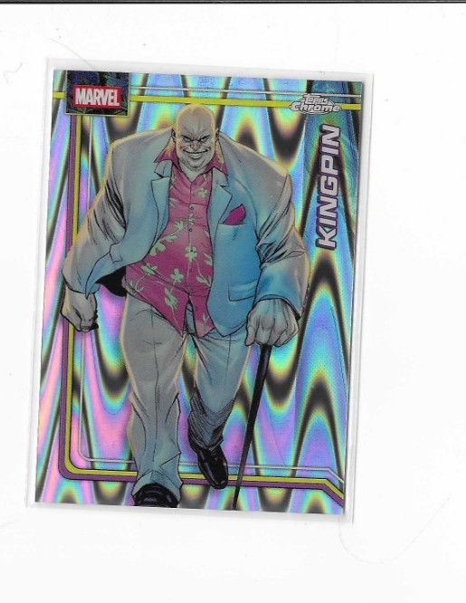 Kingpin 2026 Topps Chrome Marvel Comics RayWave Refractor #65