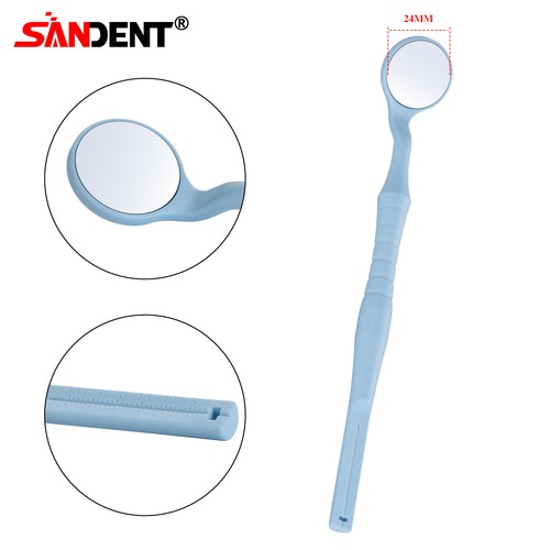 Specchio Micro Bocca Dentale Sterilizzabile Riflettore Odontoscopio Doppio Lato 24mm - Foto 2 di 27