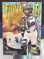 2025 Topps Chrome Update Edgar Quero Fortune 15 Chicago White Sox