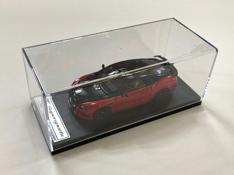 Bentley Continental GT Supersports 2017 modelo a escala 1:43 de LookSmart, rojo/negro Foto 3 de 4