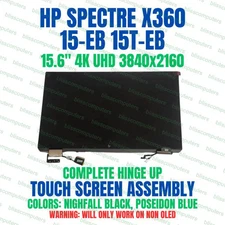 UHD HP SPECTRE X360 15-eb0043dx LCD Screen Display-UP Full Assembly L97634-001