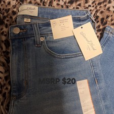 NWT Universal Thread Goods Co. Sz 10 Wide Leg, High Rise, Med Wash Women's Jeans