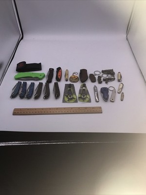 Vintage Pocket Knives And Multi Tools Lot