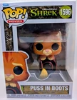 New Funko Pop - Puss in Boots 1596 - Shrek - Pop Movies + Protector