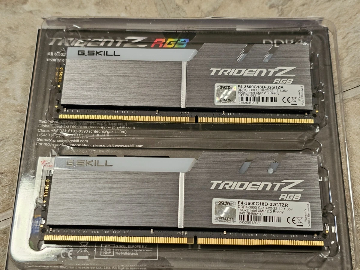 G. SKILL DDR4 SDRAM 32 GB Total Capacity Memory (RAM) for sale | eBay