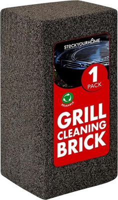 #ad Grill Cleaning Brick Pumice Stone BBQ Griddle Block Cleaner 1 Pack $15.95