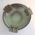 Frankoma Prairie Green Ashtray #458