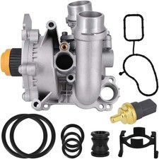 Aluminum Water Pump Assembly Fits for Audi A3 A4 TT VW Tiguan Jetta Golf GTI Eos