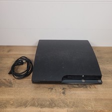 Sony Playstation 3 PS3 Slim 320GB Black Console System CECH-2501B READ