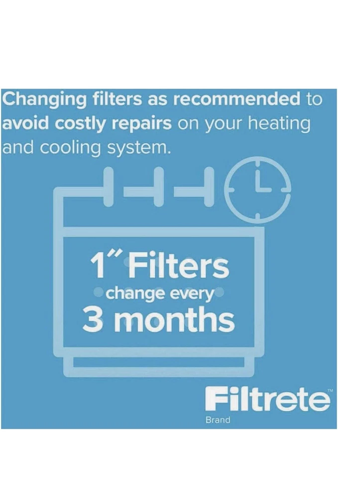 3M Filtrete 20x24x1 MPR 1000 MERV 11 Allergen Defense Furnace Filters - 4 Pack - Image 3 of 4