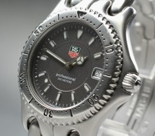  [Quasi come nuovo] Orologio Uomo Tag Heuer S/el Professional WG1113 37mm Quadrante Grigio Qz