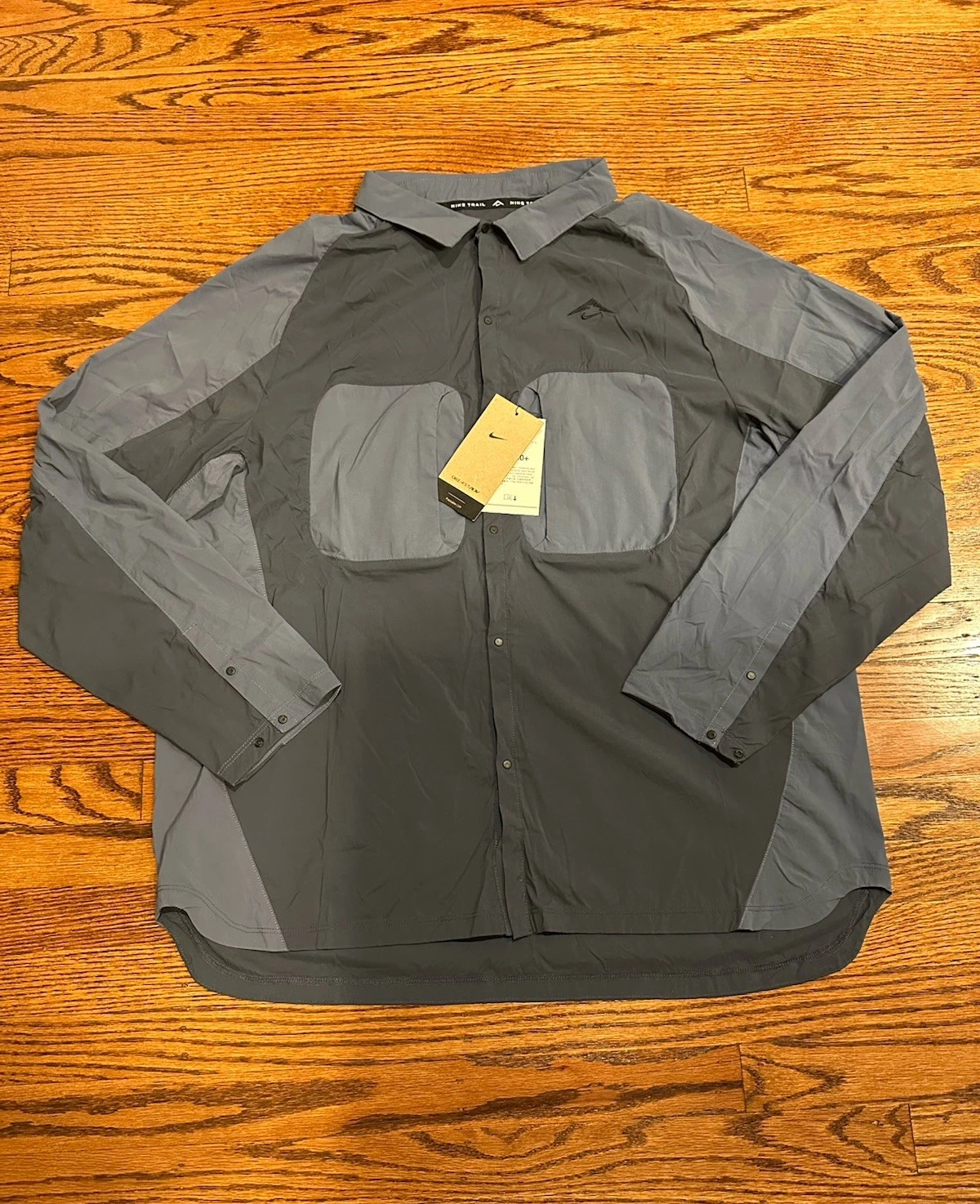 Nike Trail UPF 40+ Dri-FIT ADV UV Running Shirt Jacket Mens Sz Large HJ5079-437
Opens in a new windo