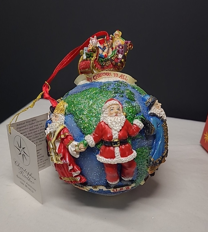 Christopher Radko "Santa's Of The World" Ornament with Box