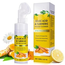 Kojic Acid & Turmeric Foaming Face Cleanser 150ml – Gentle Brightening Mousse