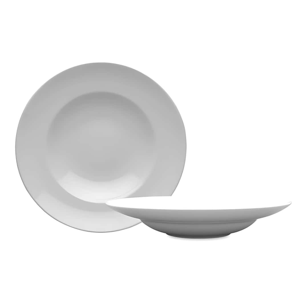 Plato Pasta Bowl Kazubhel Blanco 27 Cm Porcelana - Lubiana - Restaurante