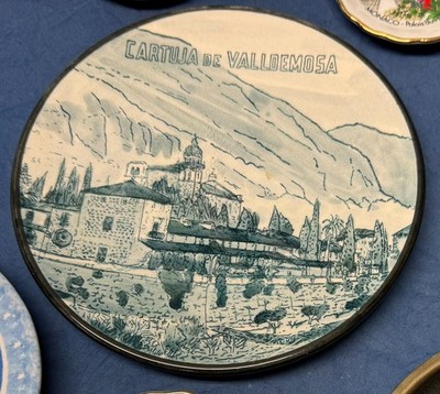 Kleiner Souvenirteller Andenkenteller aus Valdemossa Mallorca Spanien