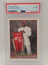 2003 Topps LeBron James 1st Edition #221 card