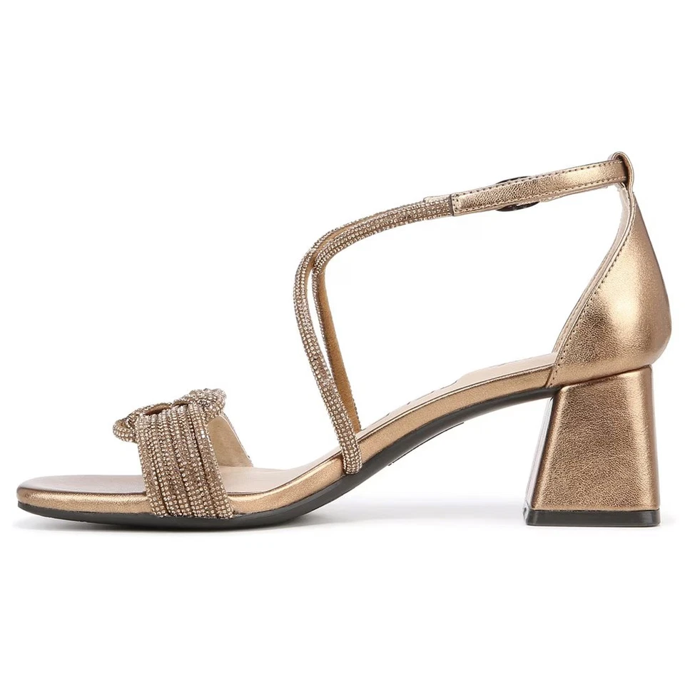 Lifestride女式Captivate方跟连衣裙凉鞋青铜7W — 第 3/4 张图片