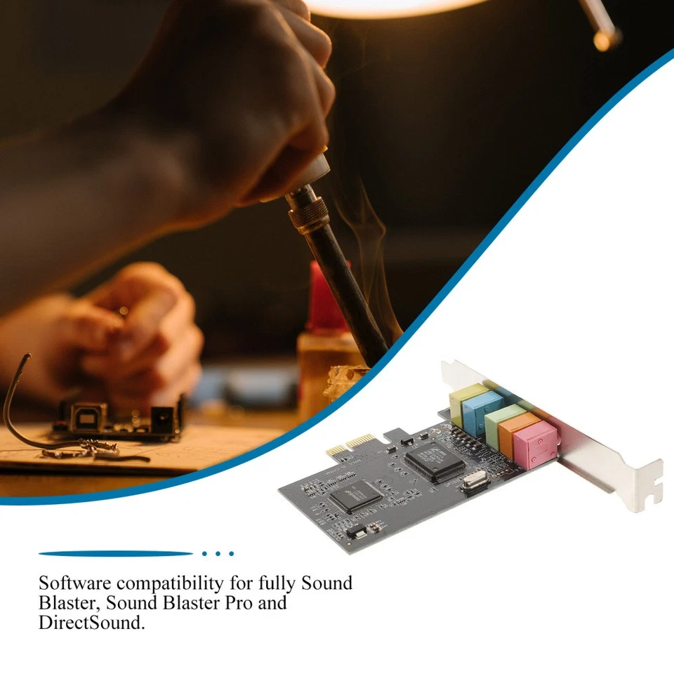 Internal Audio Sound Card Expansion Interface for Pc Pcie to 5.1 - Image 2 of 4