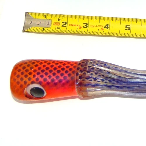 Señuelo de pesca de arrastre vintage MOLDCRAFT BIG GAME de 11", Mahi, Atún, Marlín, ONO Foto 2 de 2